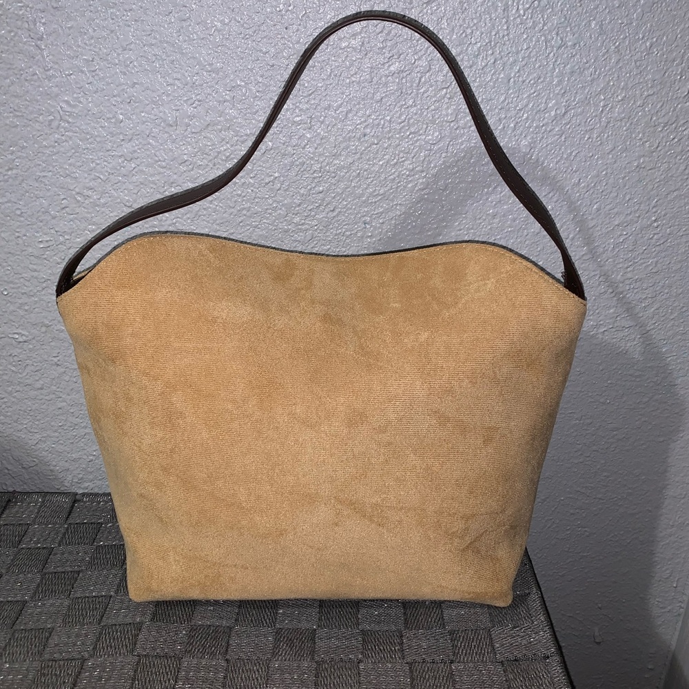 Verano Hill Elegant Tan Suede Women's Bag